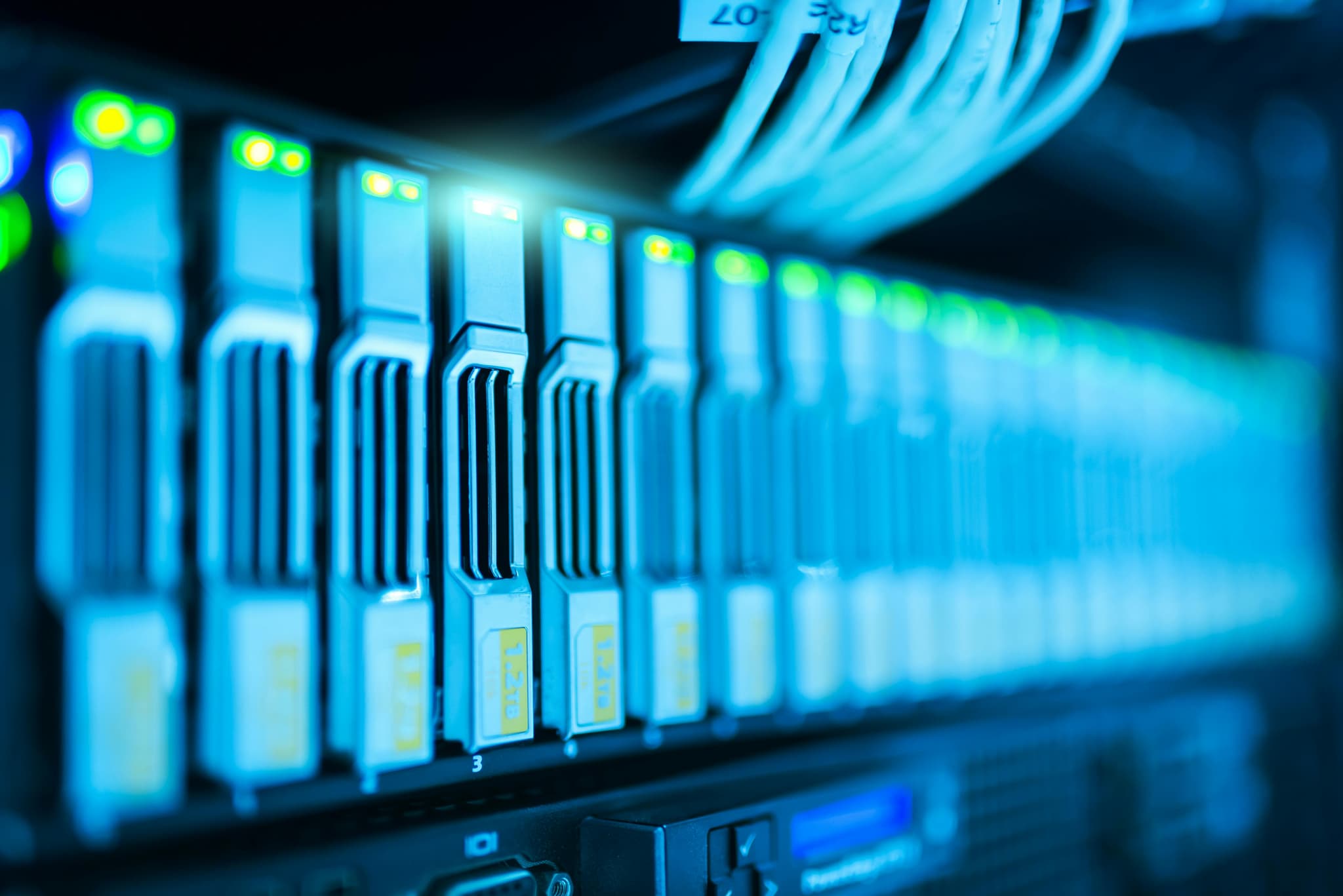 Professional IT hardware and equipment setup
